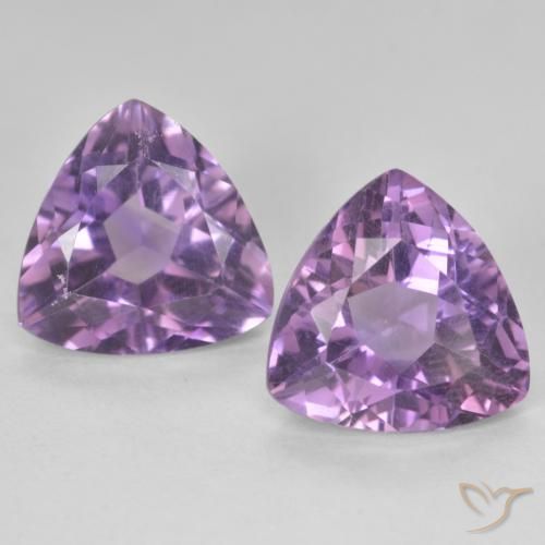 5.63ctw Naturel Violet moyen Améthyste, Trillion, VS