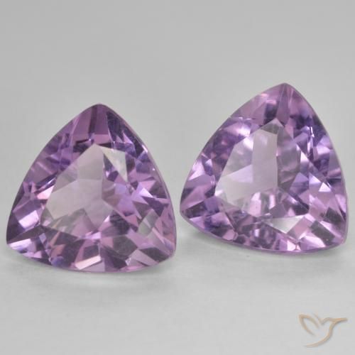 Shop natural 5.76ct Light-Medium Violet Améthyste gems, Trillion, from Brésil at GemSelect. In stock, global shipping!