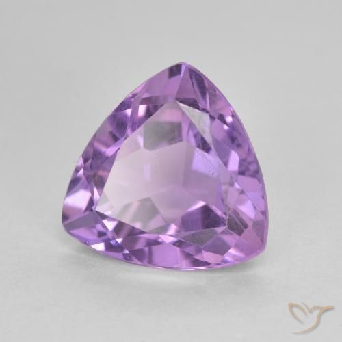 Améthyste Violet vif naturelle Trillion, 3.08 ct, VS
