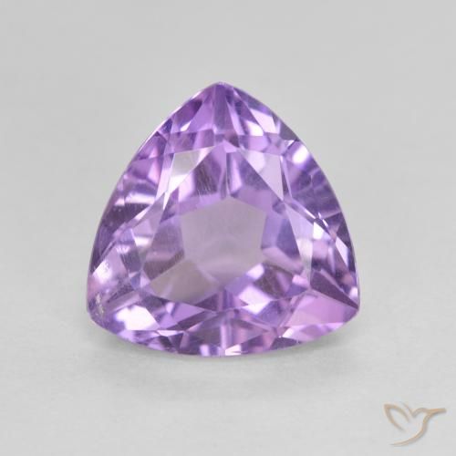 2.88ct Naturel Violet Rosâtre Améthyste, Trillion, VS