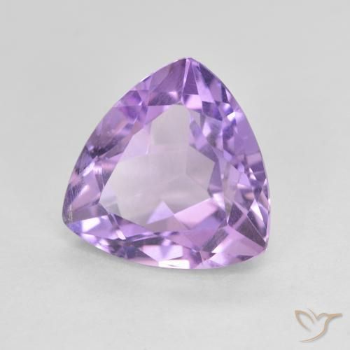 Améthyste Violet Rosâtre naturelle Trillion, 2.88 ct, VS