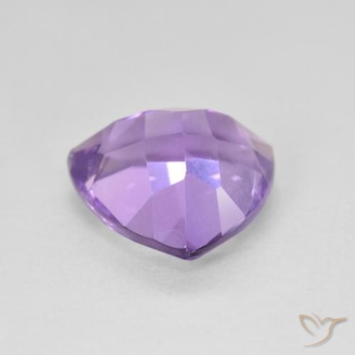 Améthyste Violet Rosâtre naturelle Trillion, 2.88 ct, VS