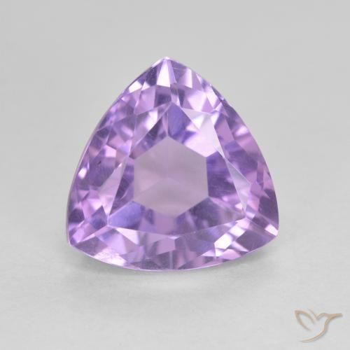 3.24ct Naturel Violet moyen Améthyste, Trillion, VVS-VS