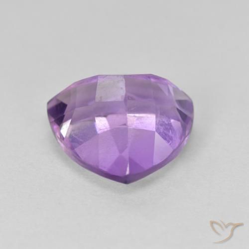 Améthyste Violet Rosâtre naturelle Trillion, 3.21 ct, VS