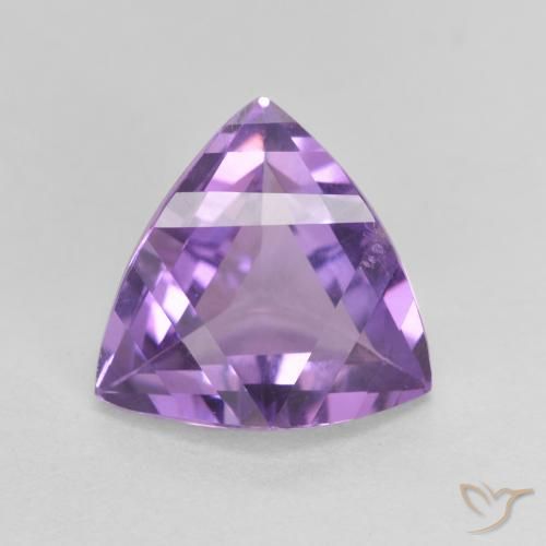 2.95ct Naturel Violet moyen Améthyste, Trillion, VS