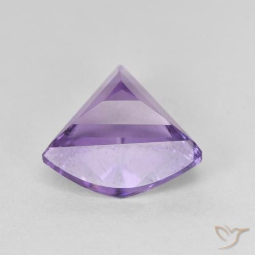 Améthyste Violet moyen naturelle Trillion, 2.95 ct, VS