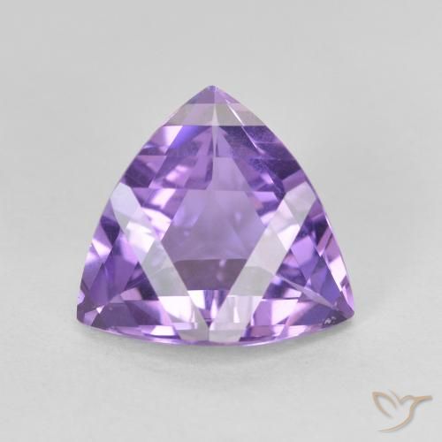 3.06ct Naturel Violet vif Améthyste, Trillion, VVS-VS