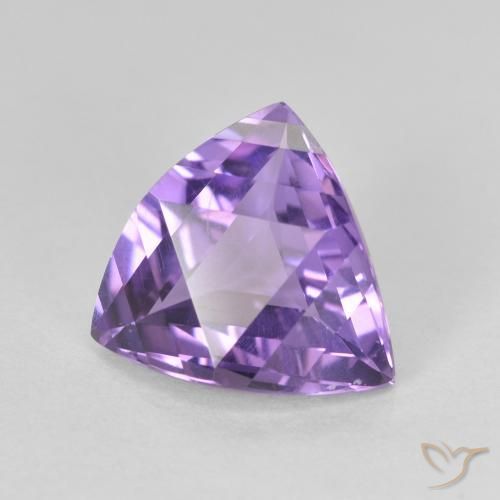 Améthyste Violet vif naturelle Trillion, 3.06 ct, VVS-VS