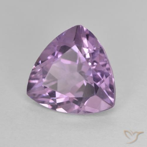 Améthyste Violet Rosâtre naturelle Trillion, 2.79 ct, VVS