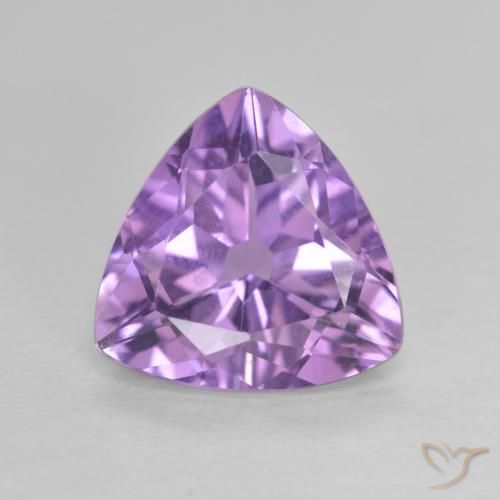 2.77ct Naturel Violet Rosâtre Améthyste, Trillion, VVS