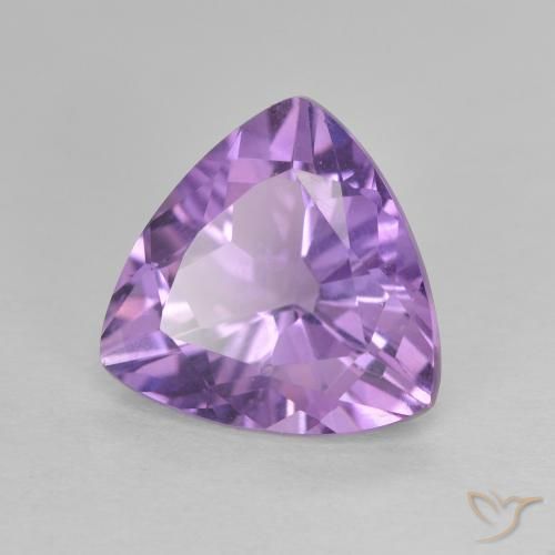 Améthyste Violet Rosâtre naturelle Trillion, 2.77 ct, VVS