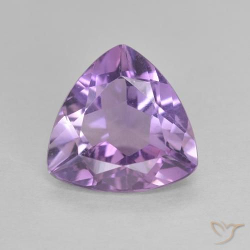 Améthyste Violet aubergine naturelle Trillion, 2.63 ct, VVS