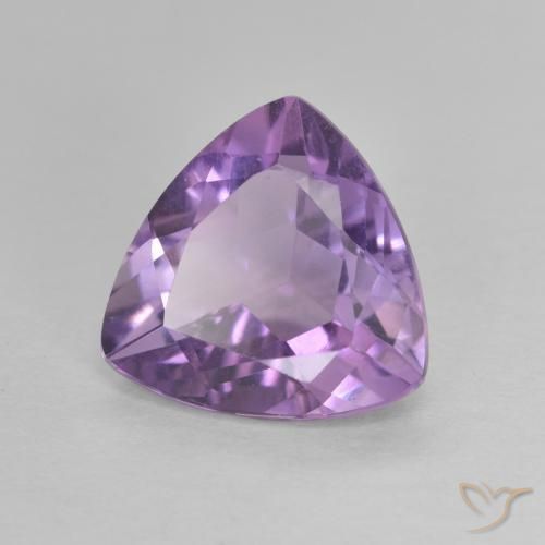 Améthyste Violet aubergine naturelle Trillion, 2.63 ct, VVS