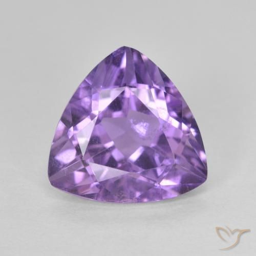 Améthyste Violet aubergine naturelle Trillion, 2.92 ct, VS