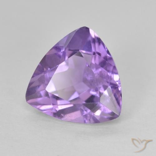 Améthyste Violet aubergine naturelle Trillion, 2.92 ct, VS