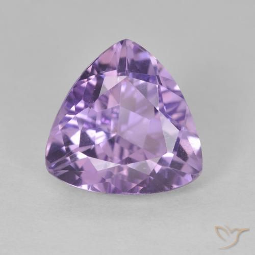 2.90ct Naturel Violet moyen Améthyste, Trillion, VS