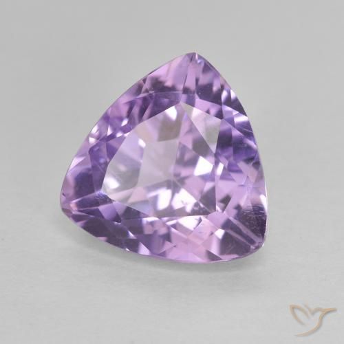 Améthyste Violet moyen naturelle Trillion, 2.90 ct, VS