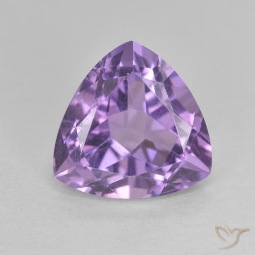 3.24ct Naturel Violet moyen Améthyste, Trillion, VVS-VS