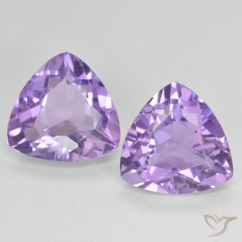 Shop natural 5.35ct Teinte violet profond Améthyste gems, Trillion, from Brésil at GemSelect. In stock, global shipping!