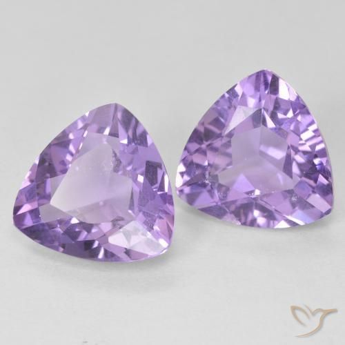 Shop natural 5.35ct Teinte violet profond Améthyste gems, Trillion, from Brésil at GemSelect. In stock, global shipping!