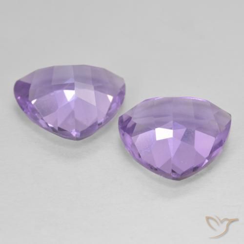 Shop natural 5.35ct Teinte violet profond Améthyste gems, Trillion, from Brésil at GemSelect. In stock, global shipping!