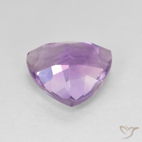 Améthyste Violet rose moyen naturelle Trillion, 3.03 ct, VVS-VS