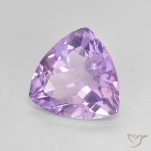 Améthyste Violet moyen naturelle Trillion, 2.74 ct, VVS-VS