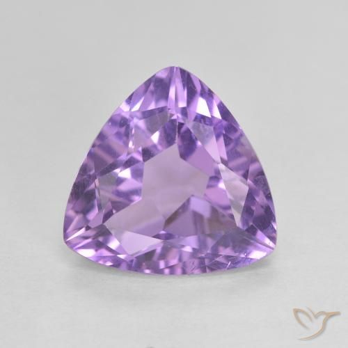 2.71ct Naturel Violet foncé Améthyste, Trillion, VVS-VS