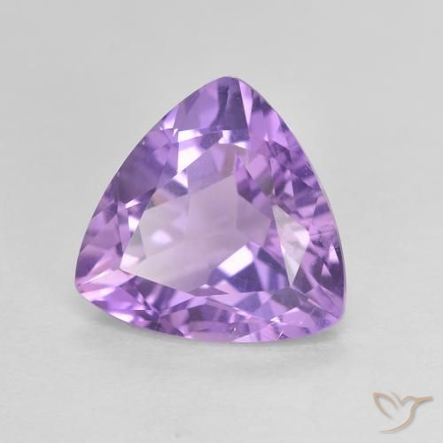 Améthyste Violet foncé naturelle Trillion, 2.71 ct, VVS-VS