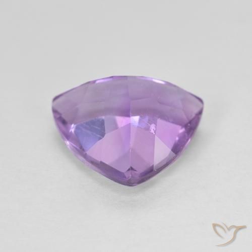 Améthyste Violet rose moyen naturelle Trillion, 2.66 ct, VVS-VS