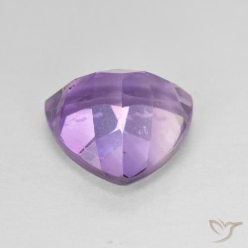 Améthyste Violet violacé naturelle Trillion, 3.19 ct, VVS-VS
