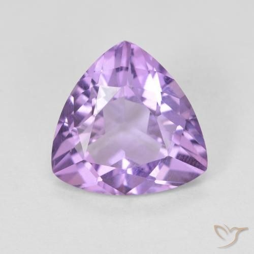 2.58ct Naturel Violet moyen Améthyste, Trillion, VVS-VS