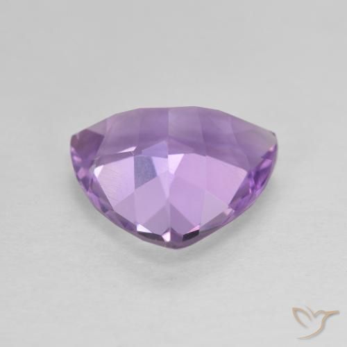 Améthyste Violet moyen naturelle Trillion, 2.58 ct, VVS-VS
