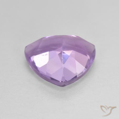 Améthyste Violet rose moyen naturelle Trillion, 2.73 ct, VVS-VS