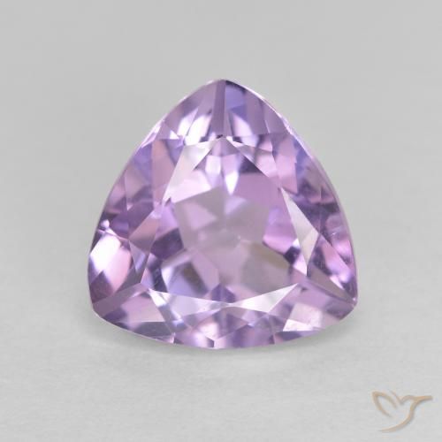 2.88ct Naturel Violet rose moyen Améthyste, Trillion, VVS-VS