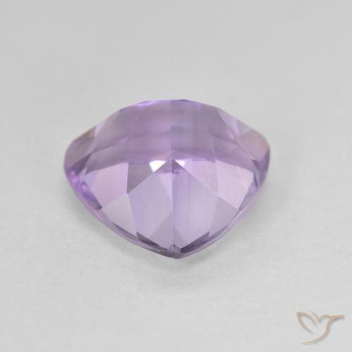 Améthyste Violet rose moyen naturelle Trillion, 2.88 ct, VVS-VS