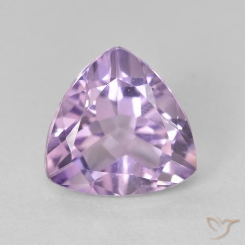 Améthyste Violet Iris naturelle Trillion, 2.97 ct, VVS-VS