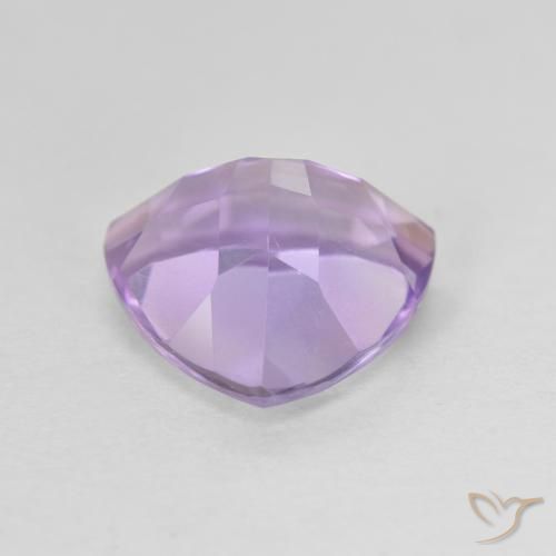 Améthyste Violet Iris naturelle Trillion, 2.97 ct, VVS-VS