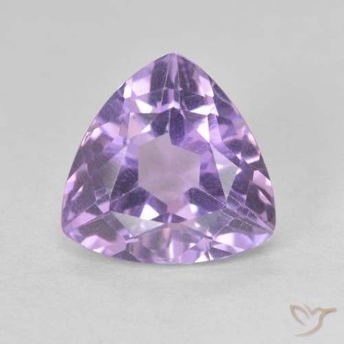 3.11ct Naturel Violet rose moyen Améthyste, Trillion, VVS-VS