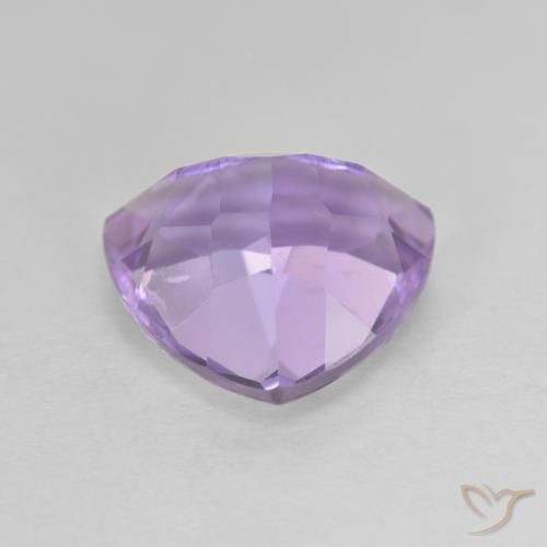 Améthyste Violet rose moyen naturelle Trillion, 3.11 ct, VVS-VS