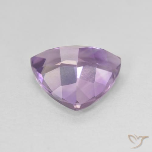 Améthyste Medium Light Purplish-Violet naturelle Trillion, 2.58 ct, VVS-VS