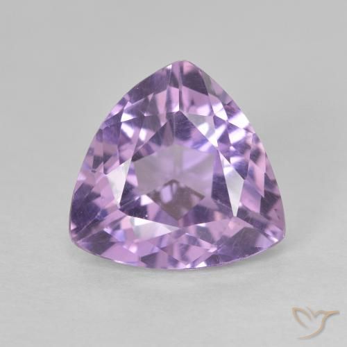 3.03ct Naturel Violet moyen Améthyste, Trillion, VVS-VS