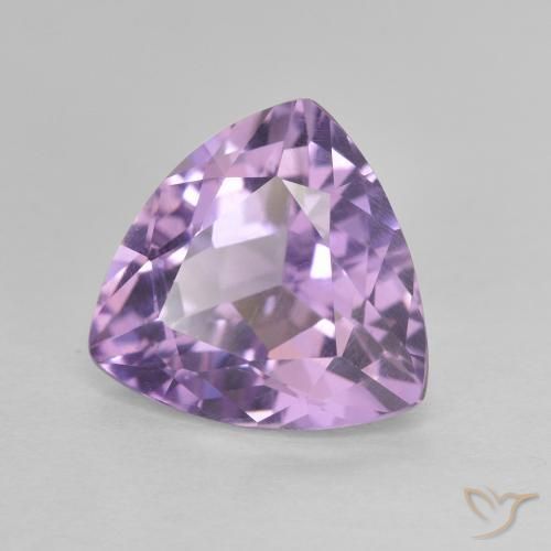 Améthyste Violet moyen naturelle Trillion, 3.03 ct, VVS-VS