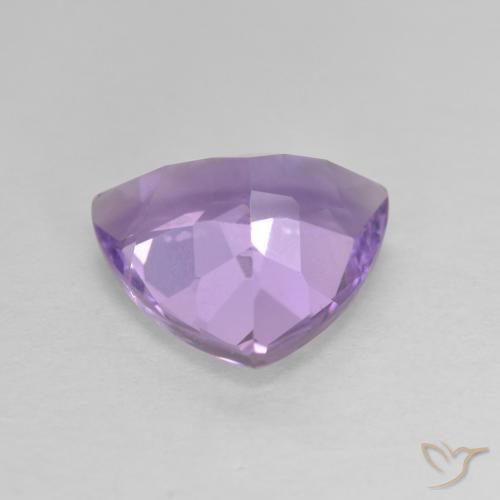 Améthyste Violet Iris naturelle Trillion, 2.61 ct, VVS-VS