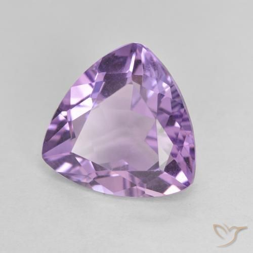 Améthyste Violet Iris naturelle Trillion, 2.77 ct, VVS-VS