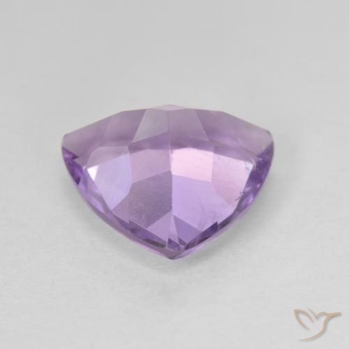 Améthyste Violet Iris naturelle Trillion, 2.77 ct, VVS-VS