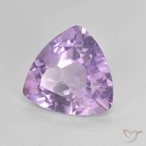 Améthyste Violet Iris naturelle Trillion, 2.78 ct, VVS-VS