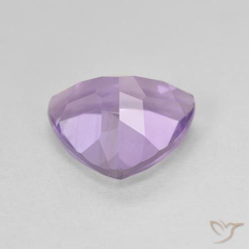Améthyste Violet rose moyen naturelle Trillion, 2.74 ct, VVS-VS