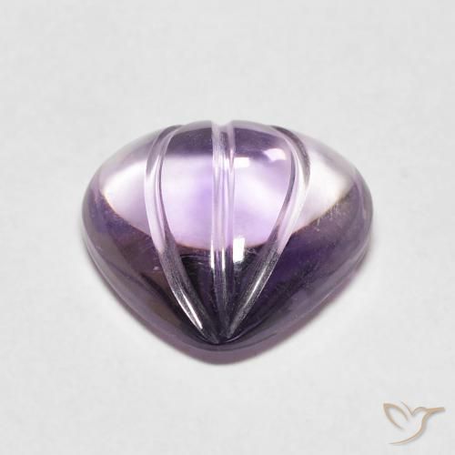 Améthyste Violet Sangria naturelle En forme de poire, 4.11 ct, Transparent