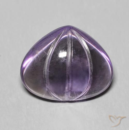5.85ct Naturel Violet violacé Améthyste, En forme de poire, Transparent